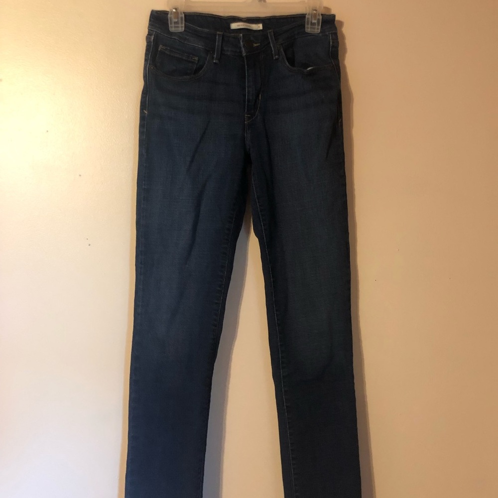 Levi’s mid rise skinny jeans